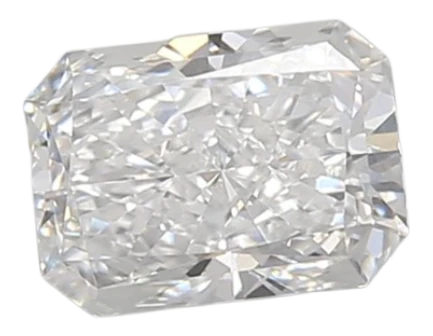 0.74 Carat D VVS1 Radiant Lab Diamond