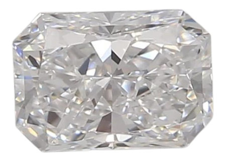 0.74 Carat D VVS1 Radiant Lab Diamond