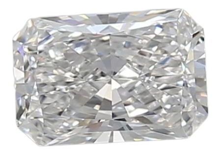 0.74 Carat D VVS2 Radiant Lab Diamond
