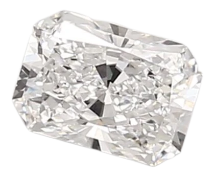 0.74 Carat D VVS2 Radiant Lab Diamond