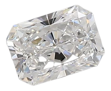 0.74 Carat D VVS2 Radiant Lab Diamond