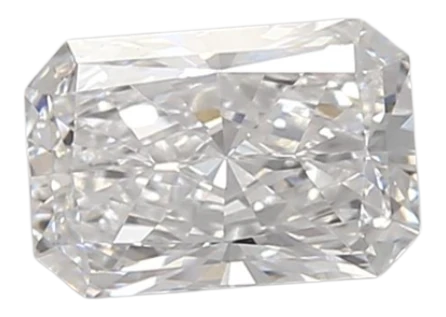 0.74 Carat D VVS2 Radiant Lab Diamond