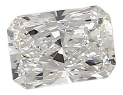 0.74 Carat D VVS2 Radiant Lab Diamond