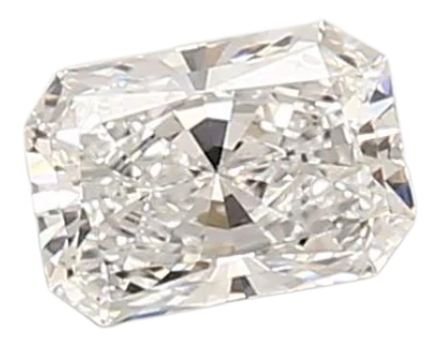 0.74 Carat D VVS2 Radiant Lab Diamond