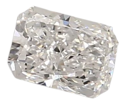 0.75 Carat D VVS2 Radiant Lab Diamond