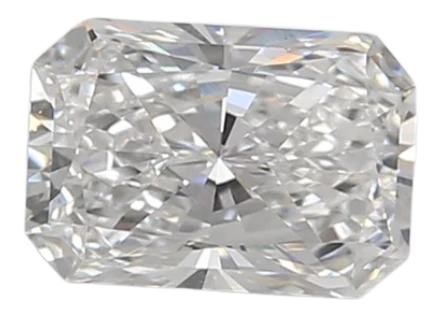 0.76 Carat D VS1 Radiant Lab Diamond