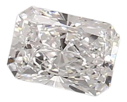 0.76 Carat D VVS1 Radiant Lab Diamond