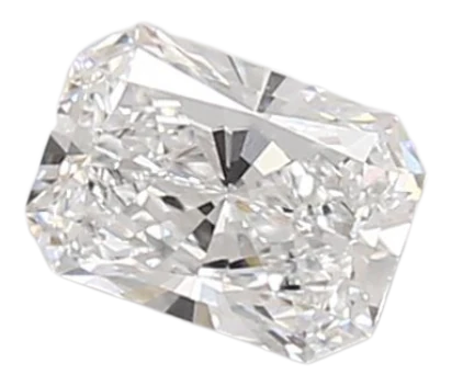 0.76 Carat D VVS1 Radiant Lab Diamond