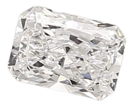 0.76 Carat D VVS2 Radiant Lab Diamond