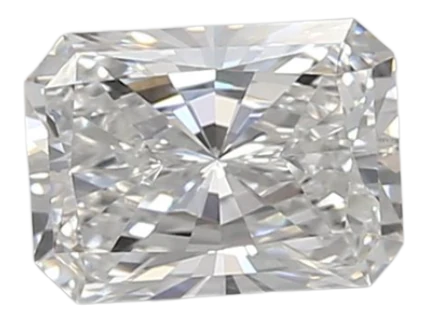 0.76 Carat D VVS2 Radiant Lab Diamond