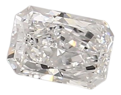 0.76 Carat D VVS2 Radiant Lab Diamond