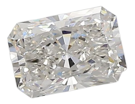 0.76 Carat F VVS2 Radiant Lab Diamond