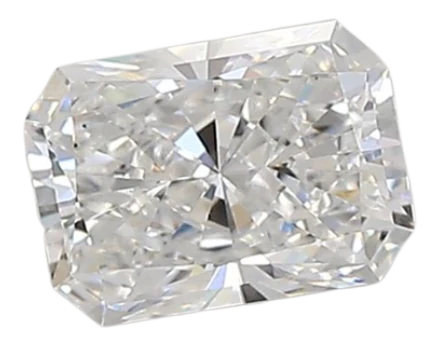 0.77 Carat D VS1 Radiant Lab Diamond