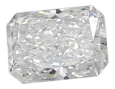 0.77 Carat D VVS2 Radiant Lab Diamond