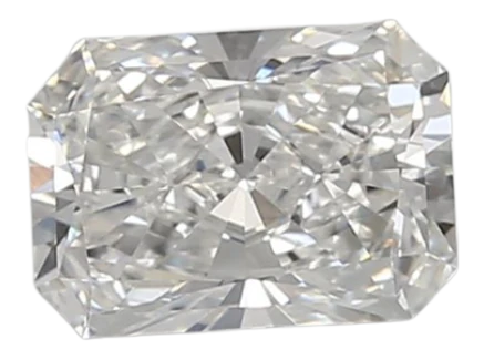 0.77 Carat D VVS2 Radiant Lab Diamond