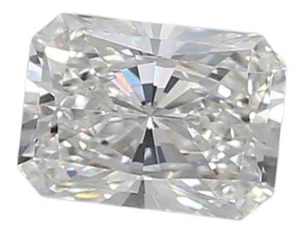0.77 Carat E VVS2 Radiant Lab Diamond