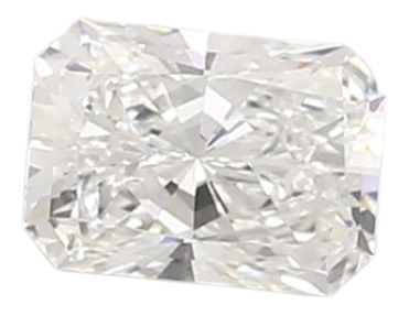 0.78 Carat D VVS2 Radiant Lab Diamond