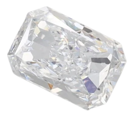 0.78 Carat D VVS2 Radiant Lab Diamond