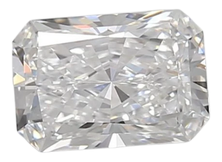 0.78 Carat D VVS2 Radiant Lab Diamond