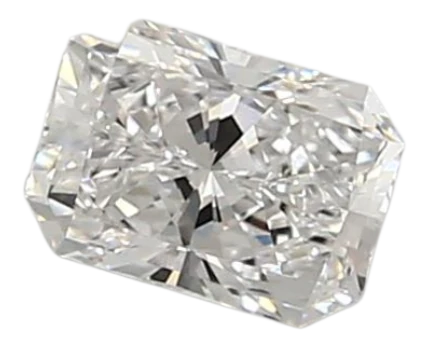 0.78 Carat D VVS2 Radiant Lab Diamond