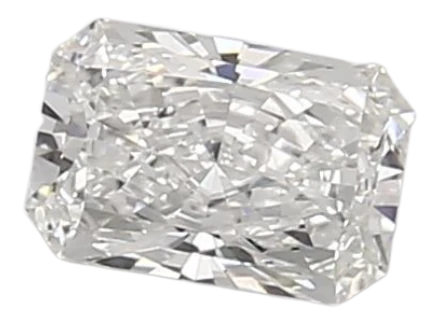 0.78 Carat F VVS2 Radiant Lab Diamond