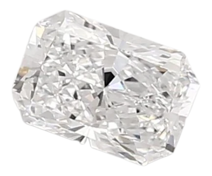 0.79 Carat D VVS1 Radiant Lab Diamond
