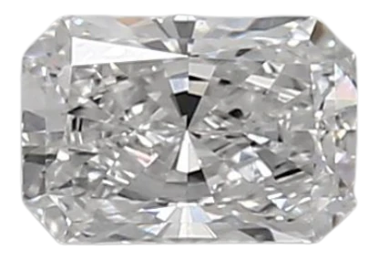 0.79 Carat D VVS2 Radiant Lab Diamond