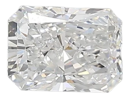 0.79 Carat D VVS2 Radiant Lab Diamond