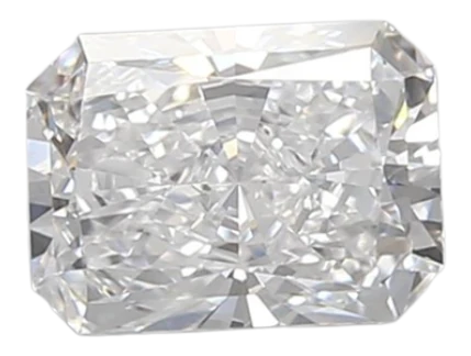 0.79 Carat D VVS2 Radiant Lab Diamond