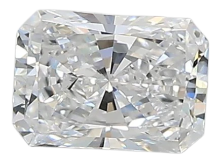 0.8 Carat D VVS1 Radiant Lab Diamond