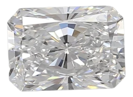 0.81 Carat D VS1 Radiant Lab Diamond