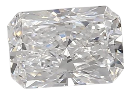 0.81 Carat D VS1 Radiant Lab Diamond