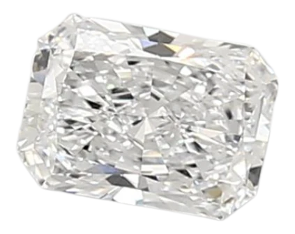 0.81 Carat D VVS2 Radiant Lab Diamond