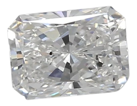 0.82 Carat E VS2 Radiant Lab Diamond