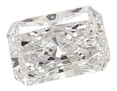 0.82 Carat D VVS2 Radiant Lab Diamond