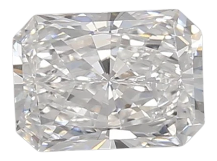0.82 Carat D VVS2 Radiant Lab Diamond