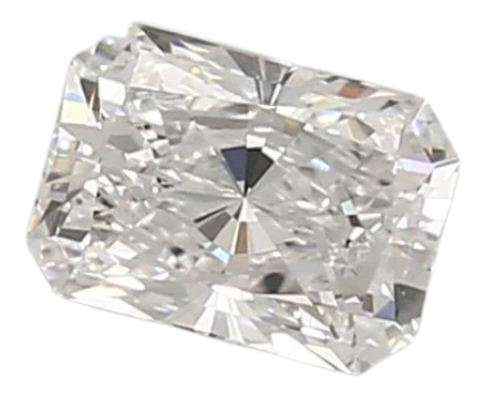 0.83 Carat D VVS2 Radiant Lab Diamond