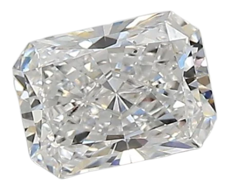 0.84 Carat D VS2 Radiant Lab Diamond