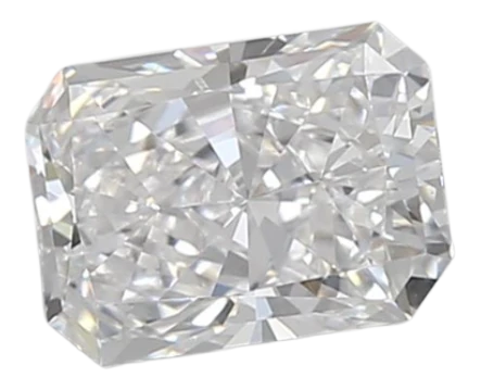 0.84 Carat D VVS2 Radiant Lab Diamond