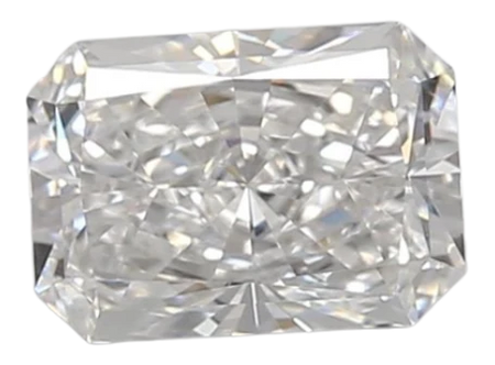 0.84 Carat D VVS2 Radiant Lab Diamond