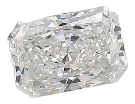 0.84 Carat D VVS2 Radiant Lab Diamond