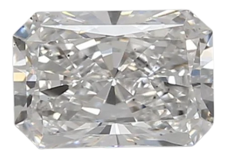 0.85 Carat E VS2 Radiant Lab Diamond