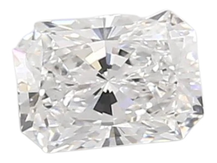 0.85 Carat D VVS1 Radiant Lab Diamond