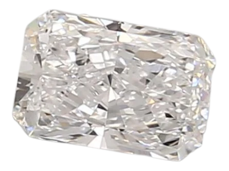 0.85 Carat D VVS1 Radiant Lab Diamond