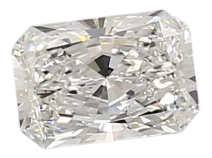 0.85 Carat E VVS2 Radiant Lab Diamond
