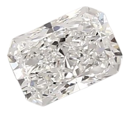 0.85 Carat E VVS2 Radiant Lab Diamond