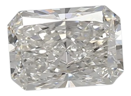 0.85 Carat F VVS2 Radiant Lab Diamond
