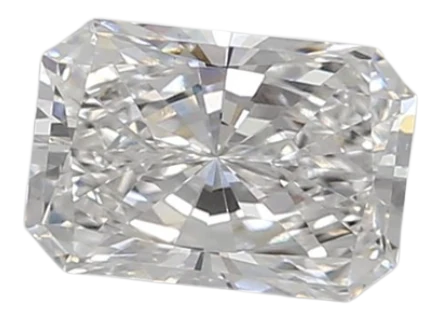 0.86 Carat E VS1 Radiant Lab Diamond