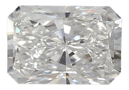 0.86 Carat F VS2 Radiant Lab Diamond