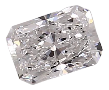 0.86 Carat D VVS2 Radiant Lab Diamond